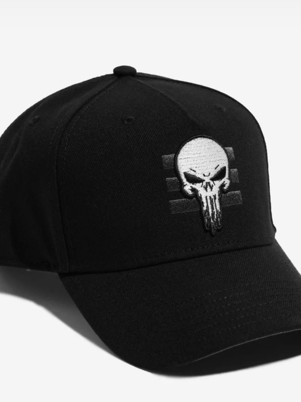 Marvel the punisher embroidered black SnapBack Hat